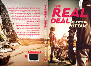 Both covers of The Real Deal by Paritosh Uttam